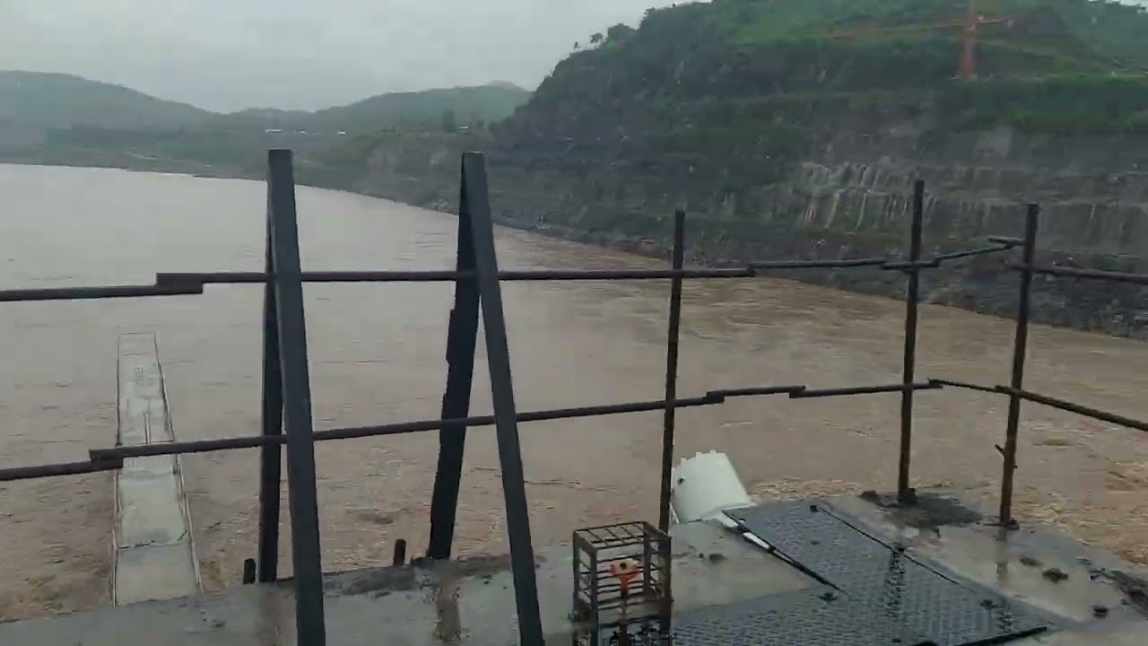 out flow through radial gates at Polavaram spillway