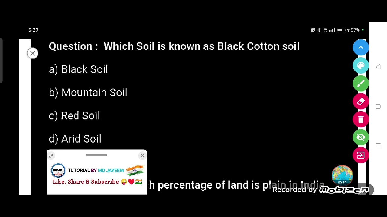 Which Soil is known as Black Cotton soil.