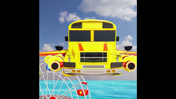 15DEC22 School Bus Robot Car Game Trailer Video V2 Square 1920 by 1920 15sec
