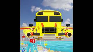 15DEC22 School Bus Robot Car Game Trailer Video V2 Square 1920 by 1920 15sec screenshot 1