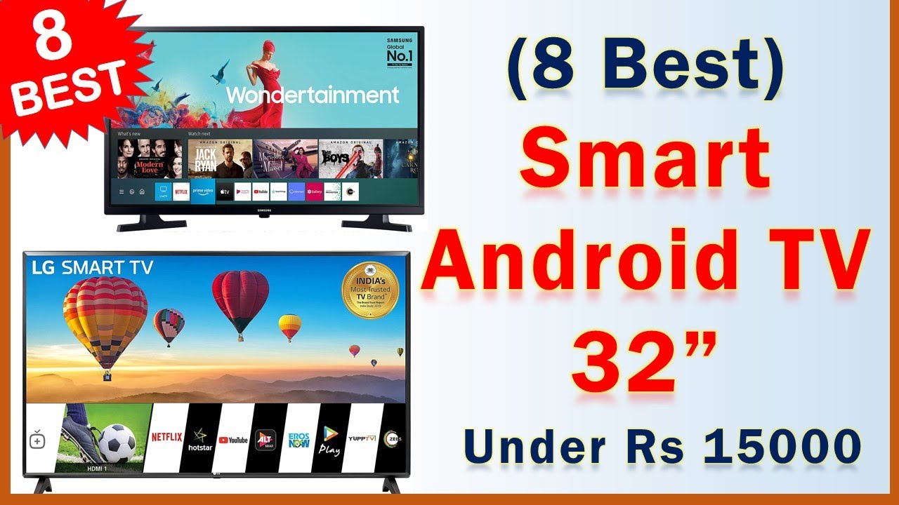 ⭐️8 Best Android TV 32 inch Under 15000 rs Best Smart TV Price 2020