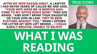 After My Wife's Funeral, Her Lawyer Warned Me 'Don't Trust Your Daughter