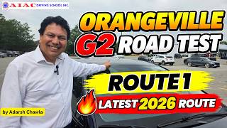 Orangeville G2 Road Test Route 1 (2026) | Latest Full DriveTest Route