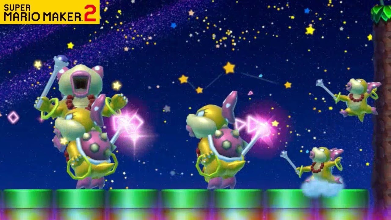 SUPER MARIO MAKER 2 - ALL KOOPALINGS BOSS RUSH [Nintendo Switch]