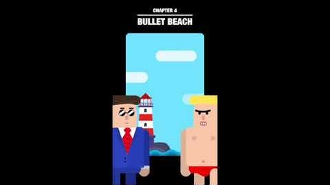 Mr Bullet. Grenades. Chapter 4 - Bullet Beach. Levels 37 - 48. 3 Stars Walkthrough.