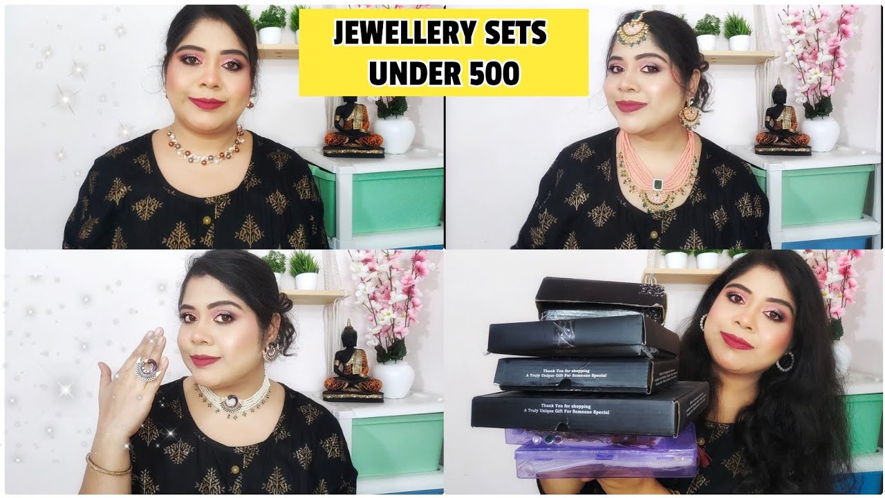 Jewellery set 2024 under 500