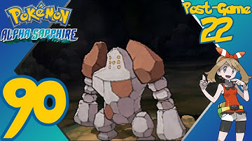 Pokémon Alpha Sapphire - E90 (Post-Game 22) - Catching Regirock - Gameplay Walkthrough