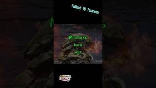 #Fallout76: Burninatin Mirelurks in water