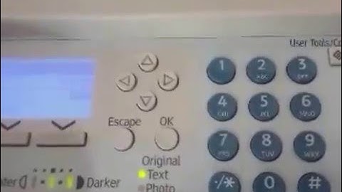 VIDEO TUTORIAL RICOH AFICIO MP 161 MP 171 MP 201