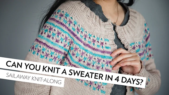 Knit a sweater in 4 days? Knitting the Sailaway Ca...