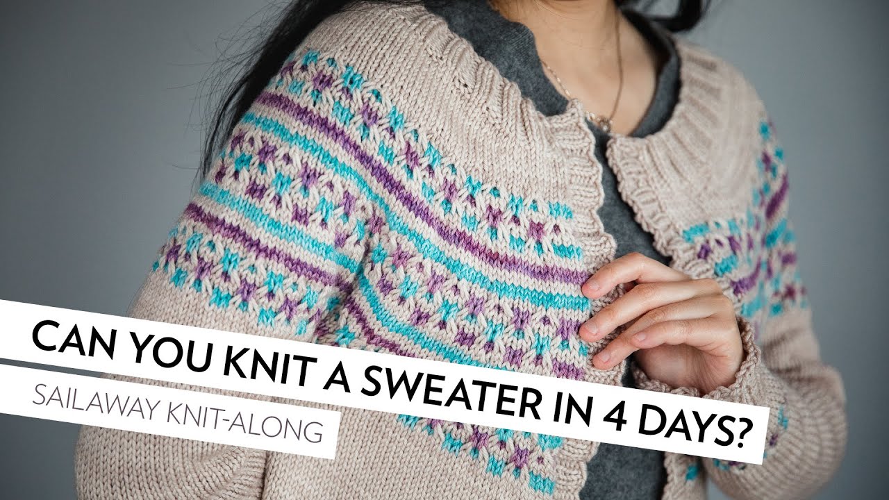 Knitting the Sailaway Cardigan 