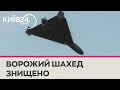 Повітряні сили показали, як &quot;приземляли&quot; російський дрон під час масованої атаки