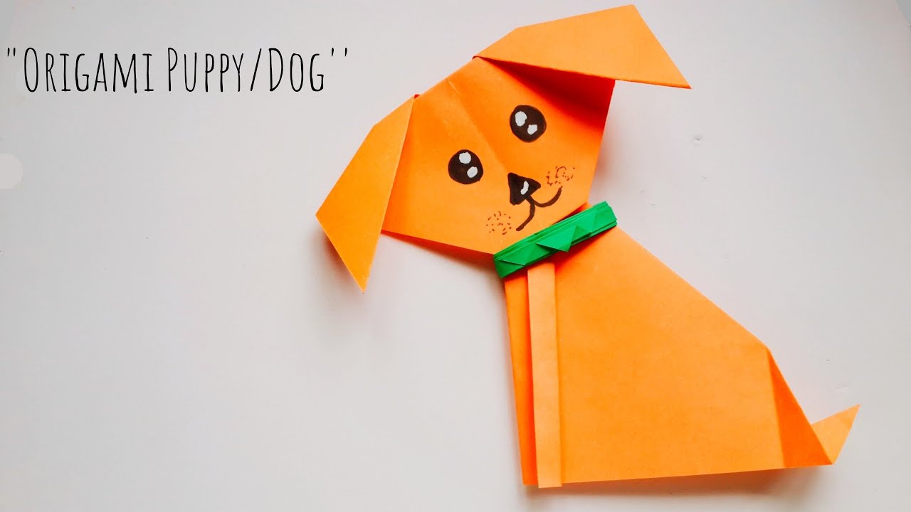 How To Make An Origami DogPaper dogEasy Origami Easy way to make an