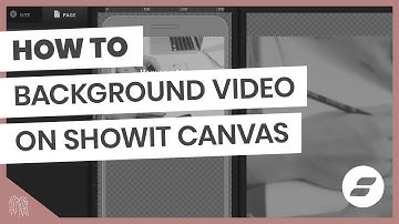 How to: Background Video Canvas in Showit