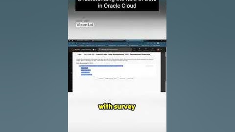 Understanding the Role of Data in Oracle Cloud Data Management Foundations Associate (1Z0-1105-23)