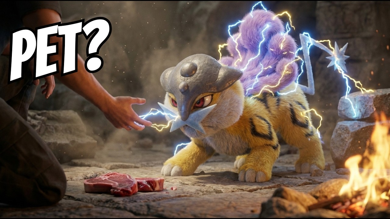 Я смоделировал легендарного Райкоу в реальной жизни | Дикий Покедекс