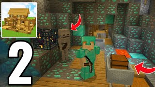 Block Crazy Robo World  - DIAMONDS & MINESHAFT - Survival Gameplay Part 2 screenshot 5