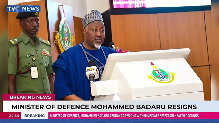 Minister Of Defence, Mohammed Badaru, Resigns