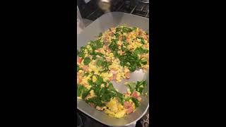 Spinach Scrambled Eggs with Spam by Jason Bolte 251 views 11 months ago 55 seconds