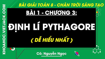 Toán Lớp 8 Bài 1: Định lí Pythagore - Trang 58, 59, 60, 61, 62 | Chân trời sáng tạo (DỄ HIỂU NHẤT)