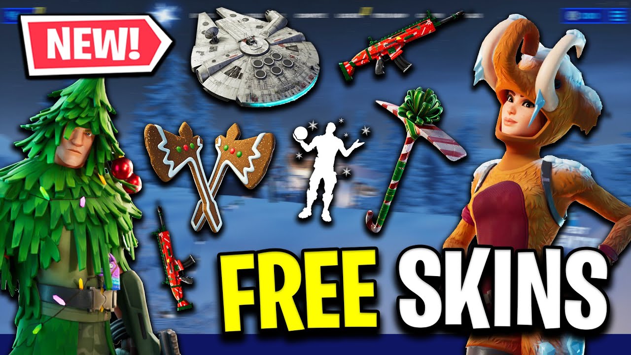 How To Get FREE Fortnite Winter Skins, Pickaxes & Gliders ...