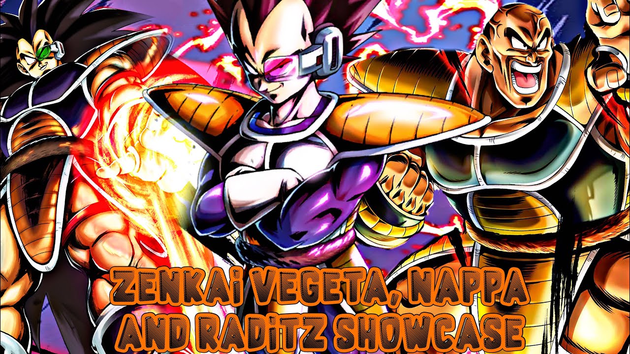 Incredible Combos And Synergy!!! Zenkai 7 1400% Ex Vegeta, Nappa and Raditz | Dragon Ball Legends