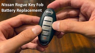 2010 - 2023 Nissan Rogue Key Fob Battery Replacement