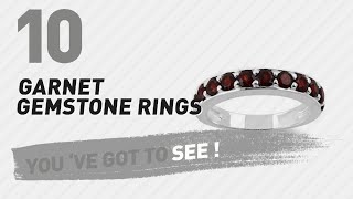 Garnet Gemstone Rings Top 10 Collection // UK New & Popular 2017