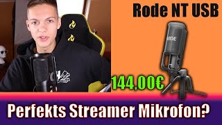 Rode NT-USB Review | Mikrofon für Streamer | rode nt usb deutsch tutorial