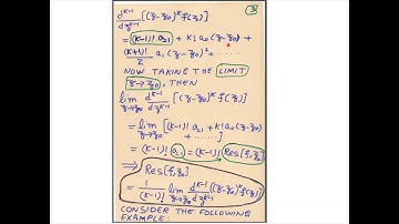Complex Analysis, Lecture 25 (Calculation of Residues)