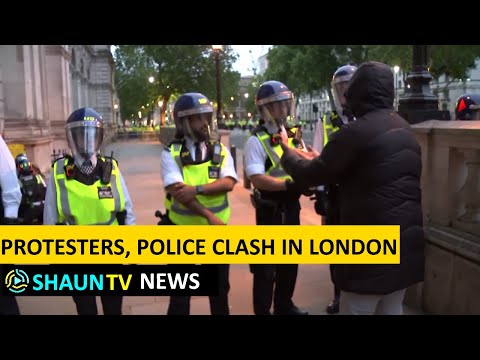GEORGE FLOYD PROTEST:  london  protests rally against police violence over George Floyd Death