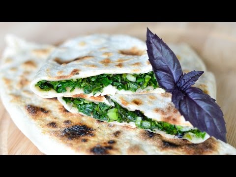 Постные лепешки с зеленью  VEGAN recipe