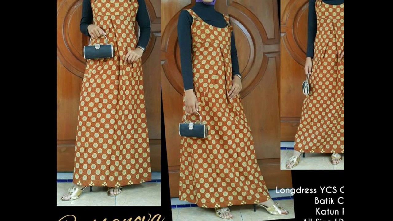 Desain gamis jumputan