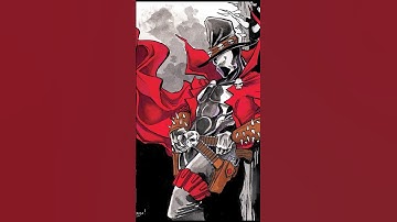 Drawing Gunslinger Spawn from Image Comics for Inktober Sketch 23 #spawn #imagecomics #drawing