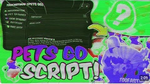 [LAST UPDATE] ROBLOX PETS GO SCRIPT  | GUI , NO KEY & NO BAN & AUTO FARM