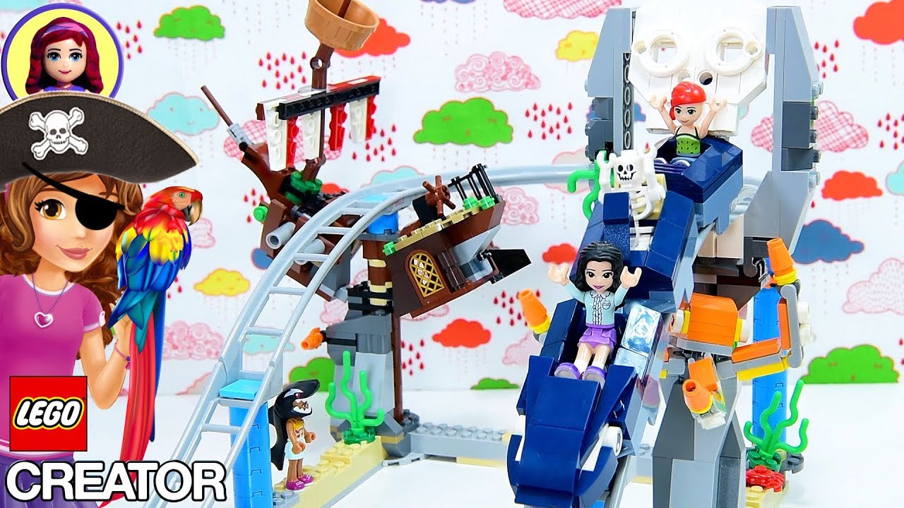 ⁣Lego Creator Pirate Roller Coaster Build with Talk like a Pirate Challenge Accepted!