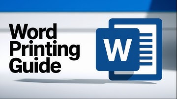 How to Print Documents in Microsoft Word — The Ultimate Beginner