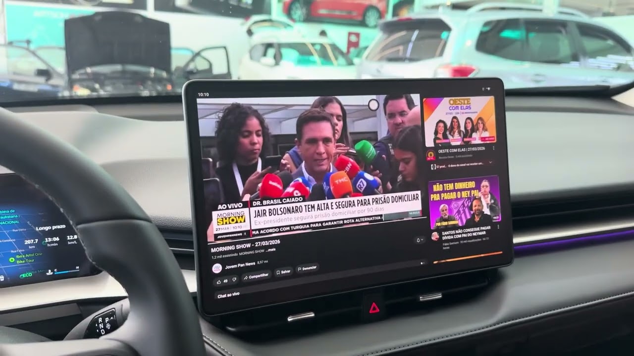 Haval H6 HEV2 2026 - entretenimento a bordo! Media Box na central original