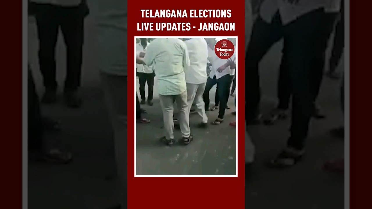 Congress vs BRS: Activists Fight In Jangaon On Polling Day | Telangana Elections