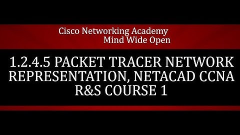1.2.4.5 Packet Tracer Network Representation, NETACAD CCNA R&S Course 1