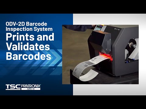 Printronix Auto ID ODV-2D Barcode Inspection System Prints and Validates Barcodes