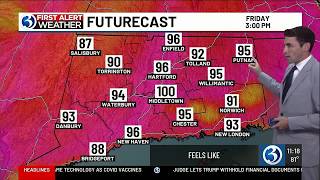 WEATHER: Hot & humid conditions continue with a storm threat WEATHER: Hot & humid conditions continue with a storm threat