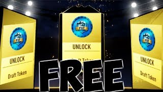 How to get a FREE DRAFT TOKEN in #FIFA 19!! (1 PER ACCOUNT EVERYTIME)