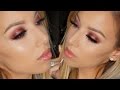 Burgundy Smokey Eye Tutorial ft. Makeup Geek Shadows | LustreLux