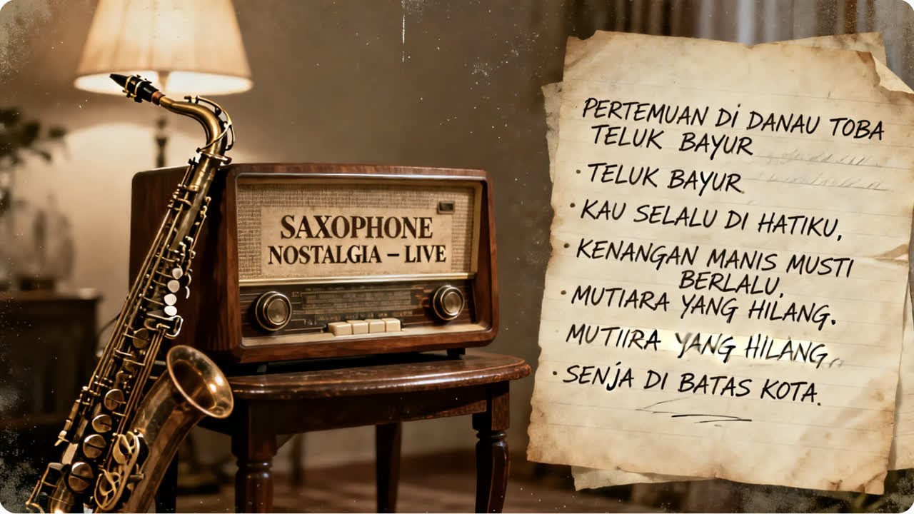 Instrumental Saxophone Senja | Teluk Bayur, Senja di Batas Kota, Lagu Kenangan