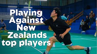 Playing my first New Zealand Open Badminton Tournament (2nd Day)