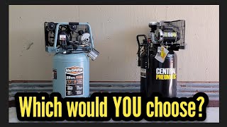 Differences between Harbor Freight (29 gallon) air compressor