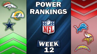 Week 12 NFL Power Rankings! | Playoff Races are HEATING UP!