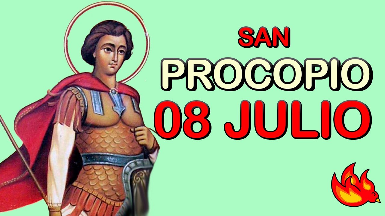 Quien Fue San Procopio Santo del Día 8 de Julio del 2020 YouTube