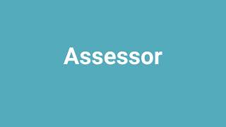 'Assessor' Meaning and Pronunciation